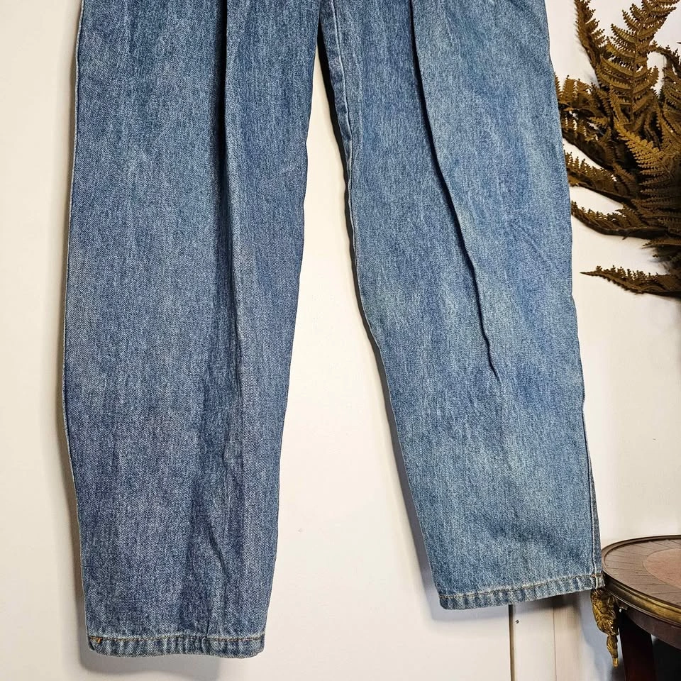 Vintage Western Pleated Balloon Jeans - 80s/90s - Size 6 - photo 4