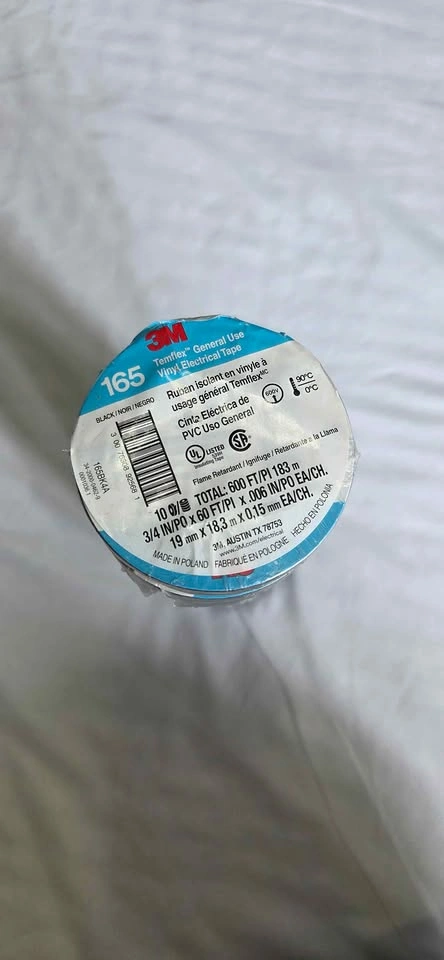 3M Temflex 165 Vinyl Electrical Tape 10-Pack - photo 2
