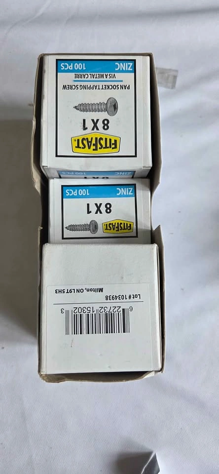 FitsFast 8 x 1 Pan Socket Tapping Screws Zinc - photo 3