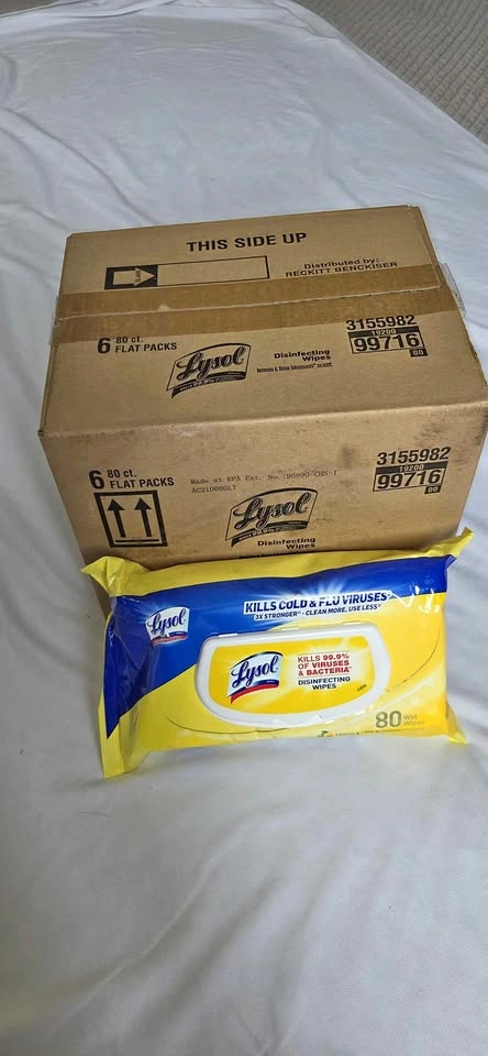 Lysol Disinfecting Wipes Lemon & Lime Blossom 6 Pack