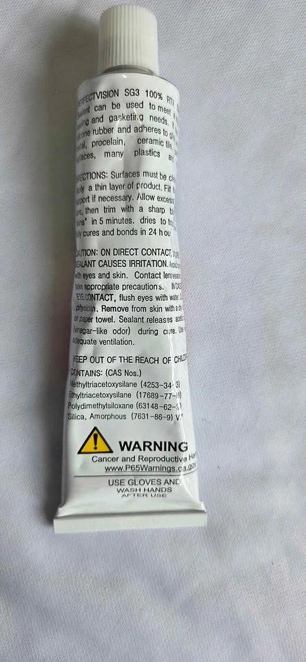 PerfectVision SG3 100% RTV Silicone Sealant Tubes - photo 2