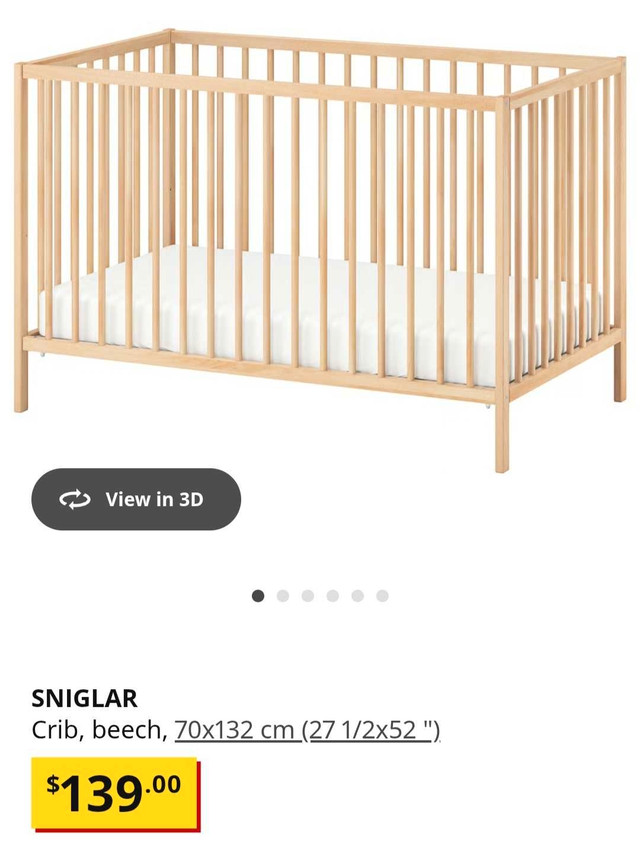 Ikea Sniglar Crib - photo 5