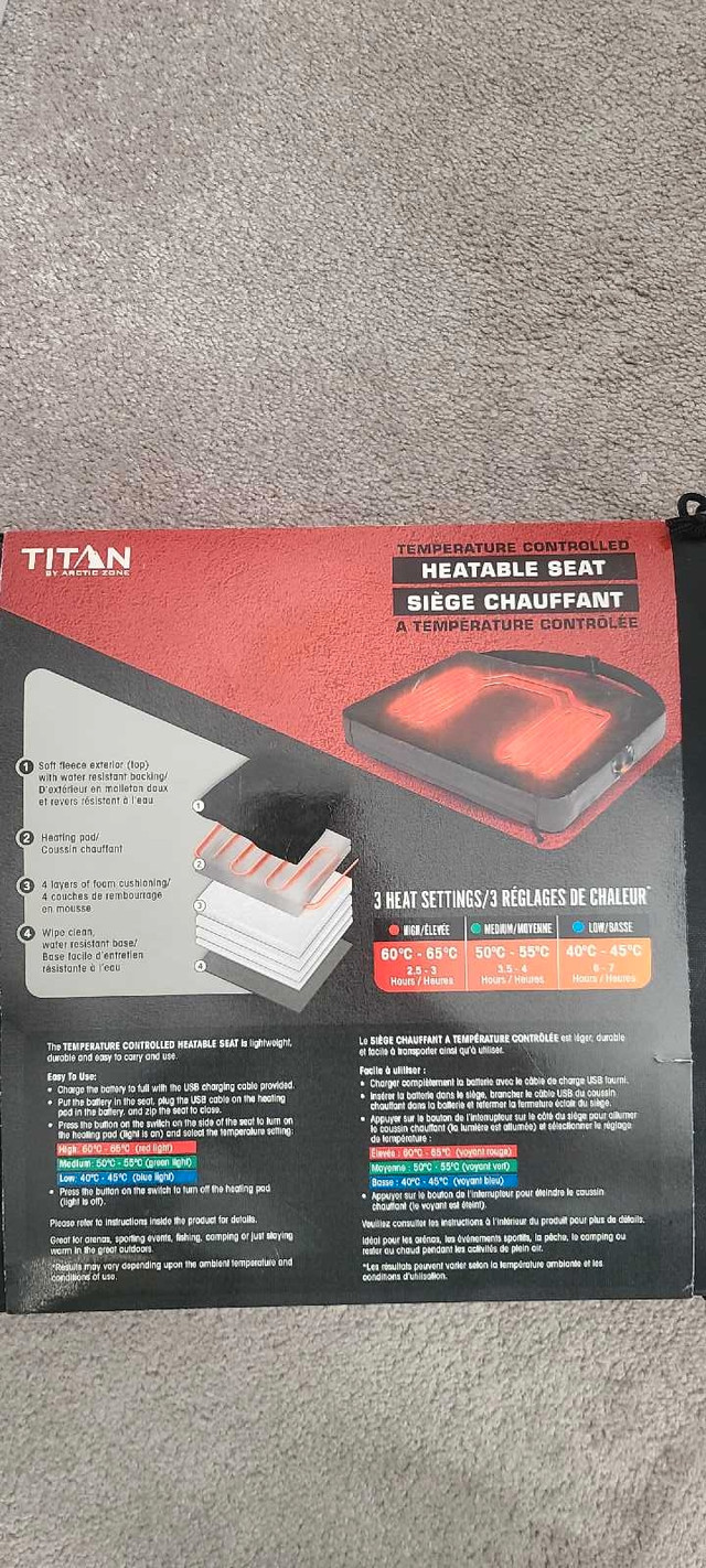 Heated seat