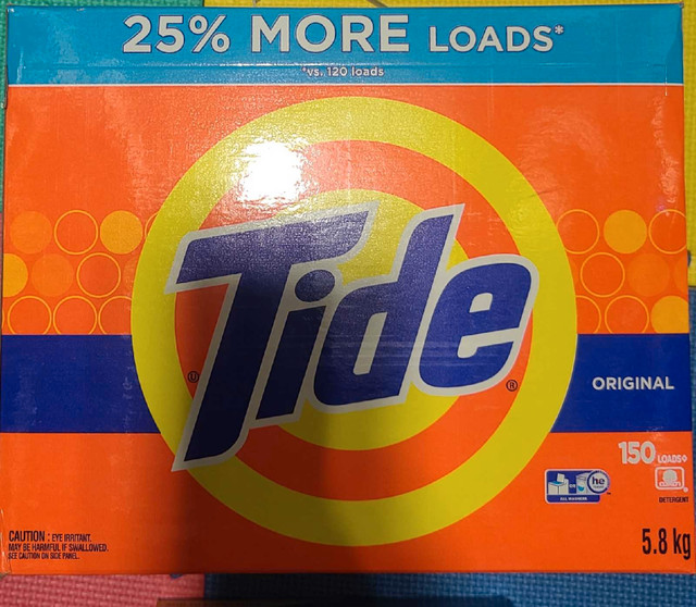Tide Original HE Laundry Detergent, 150 Loads