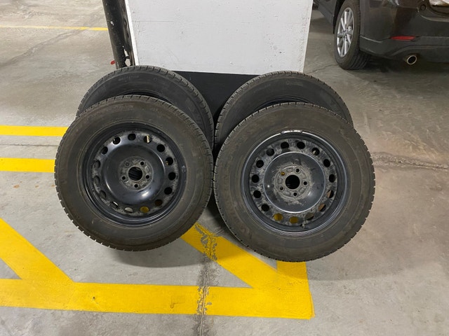 Michelin X-Ice Snow Winter Tires on Steel Rims - 225/65R17