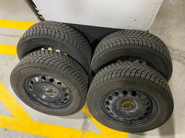 Michelin X-Ice Snow Winter Tires on Steel Rims - 225/65R17 - photo 4