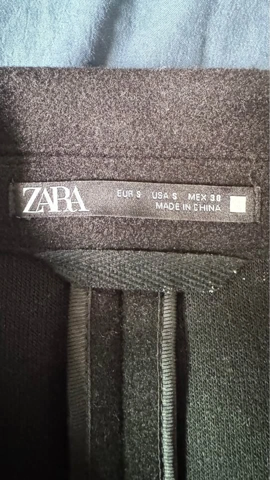 Black ZARA Coat (Size S) - photo 2