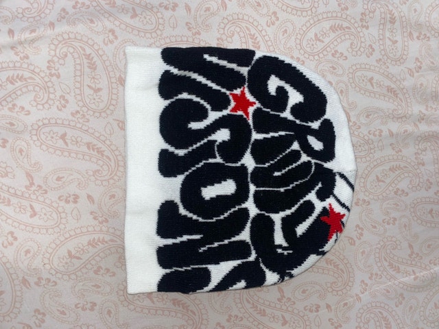 White Y2K Streetwear Beanie Hat (New)