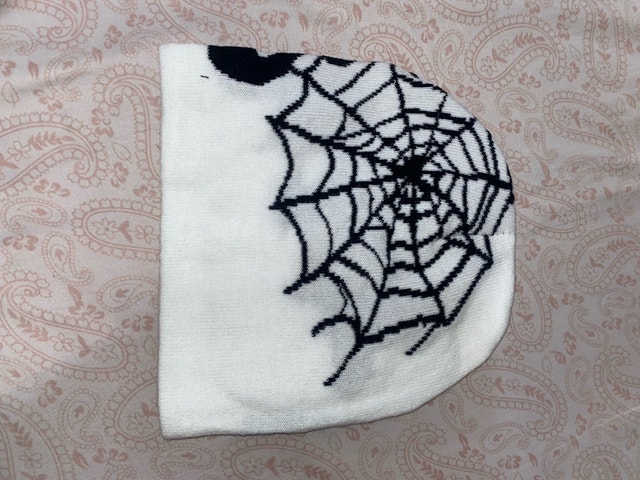White Y2K Streetwear Beanie Hat (New) - photo 2
