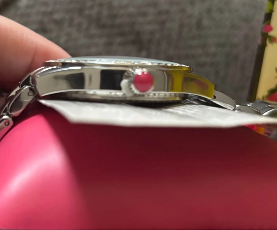 Betsey Johnson Sugar Skull Watch with Crystal Bezel - photo 2