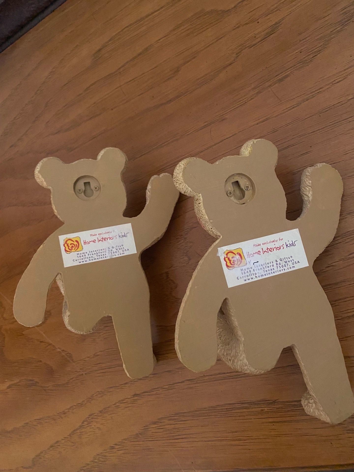 Vintage Home Interiors Teddy Bear Wall Hooks - photo 2