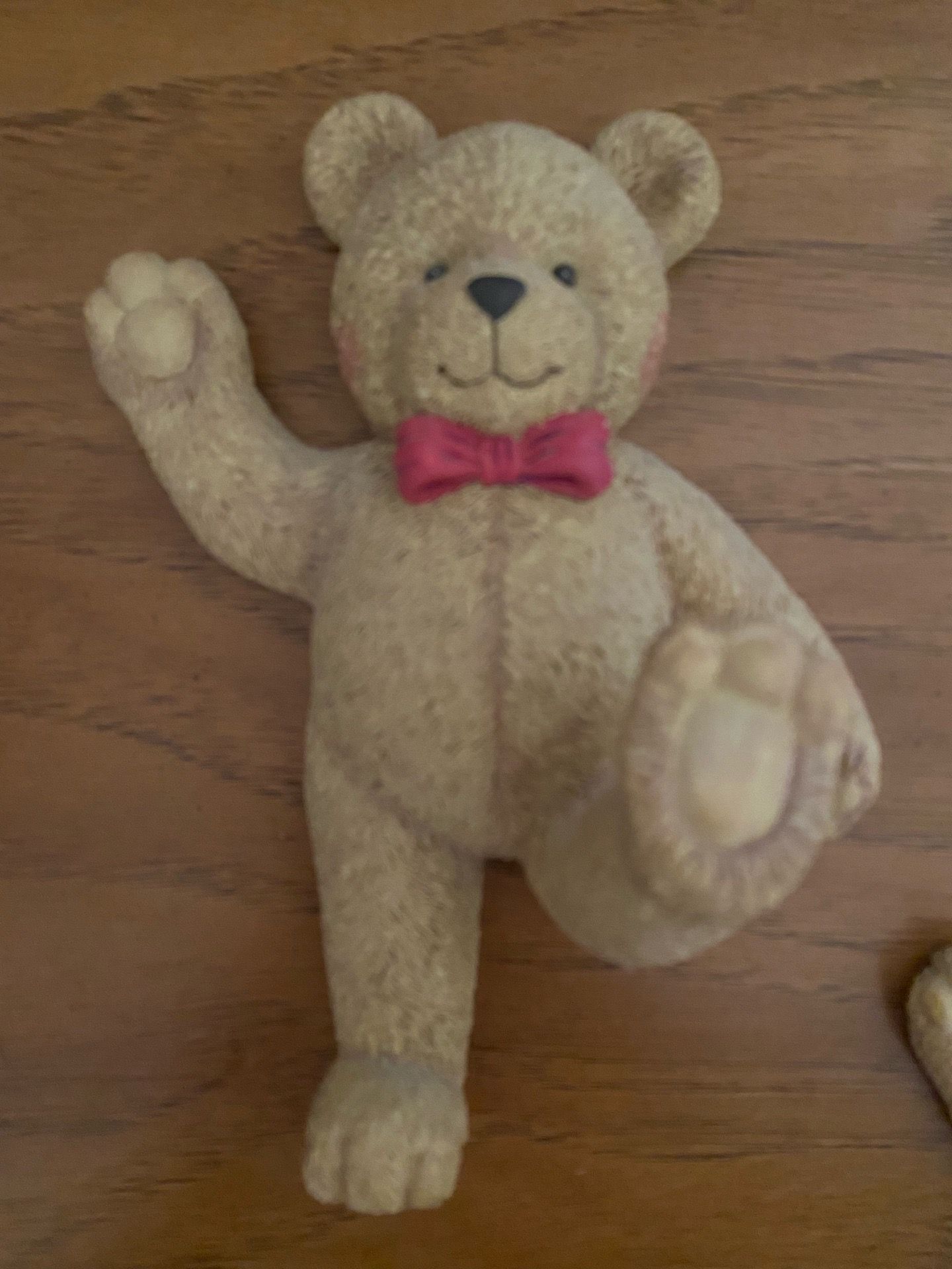 Vintage Home Interiors Teddy Bear Wall Hooks - photo 3