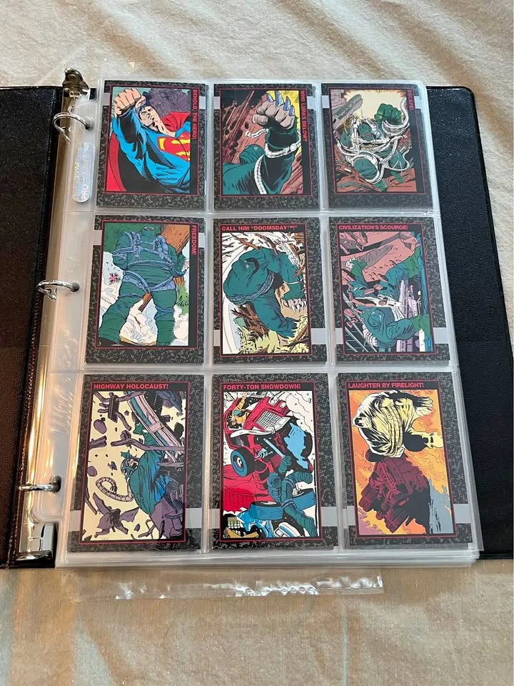 The Death of SUPERMAN 1992 Skybox Cards thumbnail
