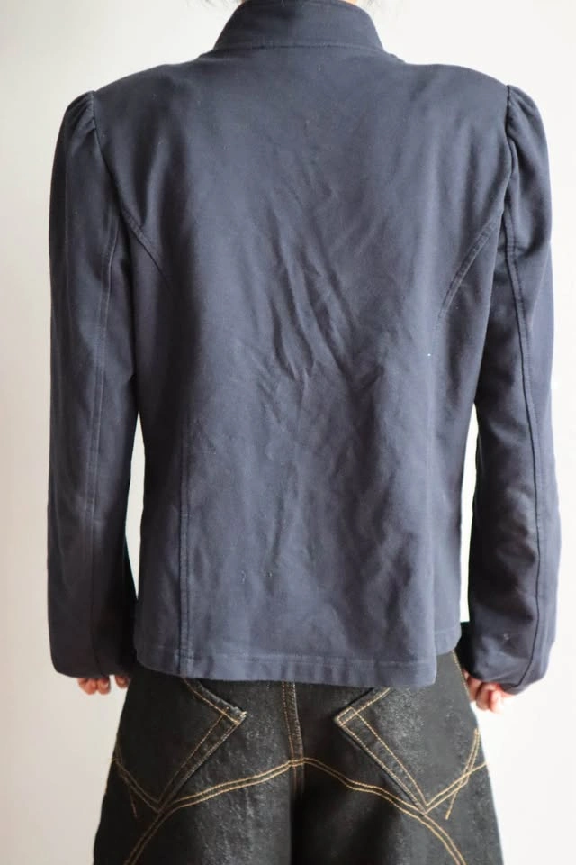 Navy blue vintage jacket fits small to medium size - photo 3