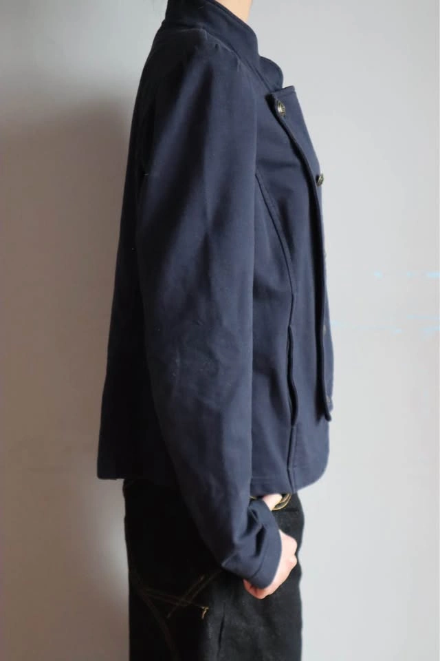 Navy blue vintage jacket fits small to medium size - photo 4