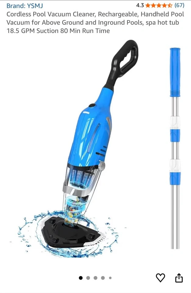 Brand New YSMJ Cordless Pool Vacuum Cleaner - photo 2