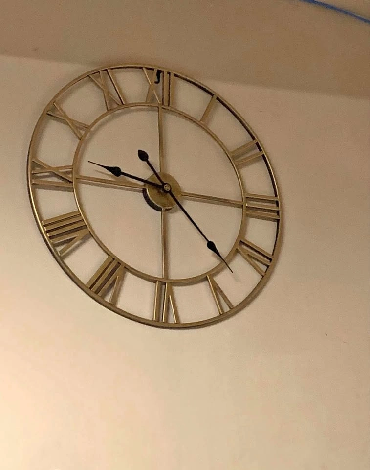 Large Wall Roman Numeral Clock