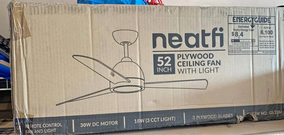 Neatfi Plywood Ceiling Fan
