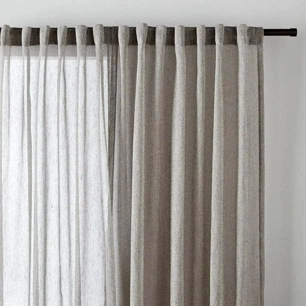 Bouclair Eneca Sheers (52"x84") Grey - 7 Panels $10ea