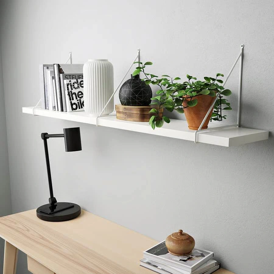 IKEA Bergshult Wall Shelf & Brackets