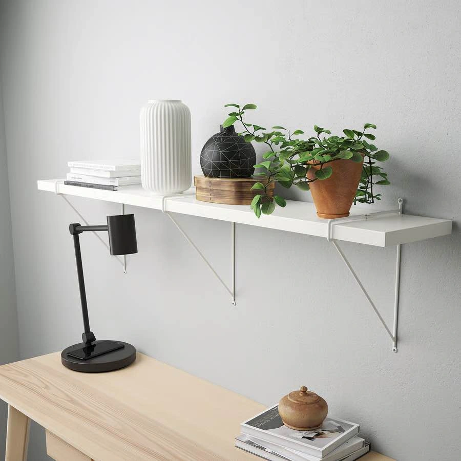 IKEA Bergshult Wall Shelf & Brackets - photo 2