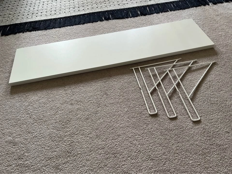 IKEA Bergshult Wall Shelf & Brackets - photo 5