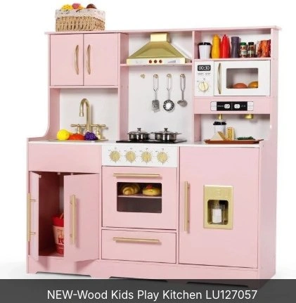 NEW-Wood Kids Play Kitchen - photo 2