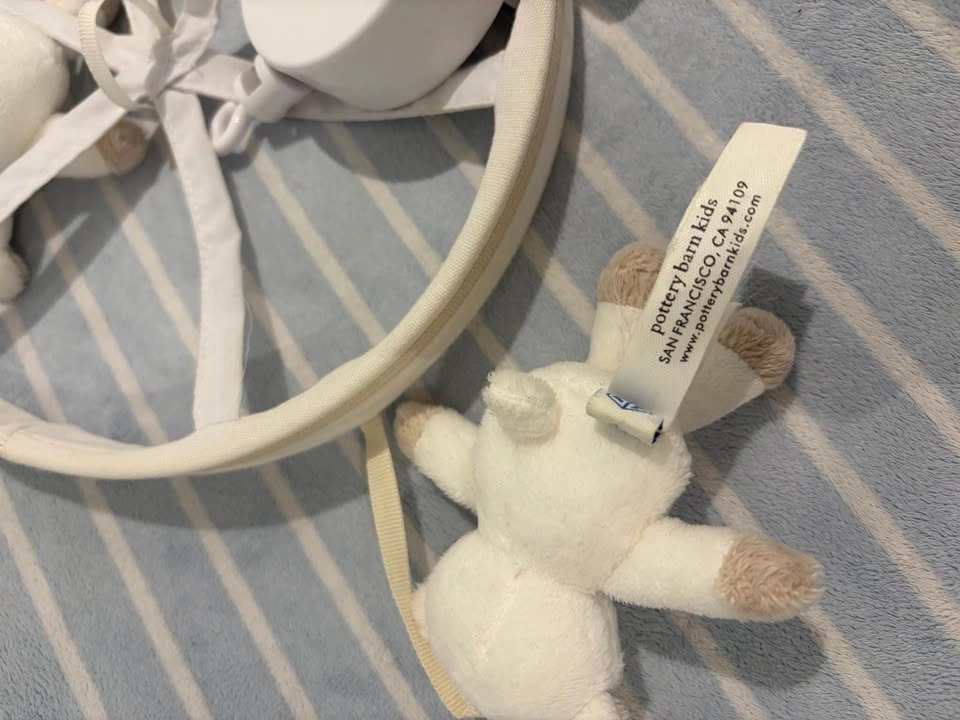 Pottery Barn Crib Mobile Sheep - photo 3