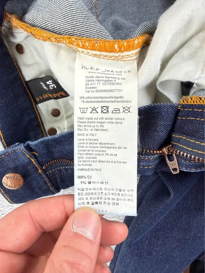 Nudie Jeans Co Men's Size 30x30 Lean Dean Dry 16 Dips Jeans - photo 4