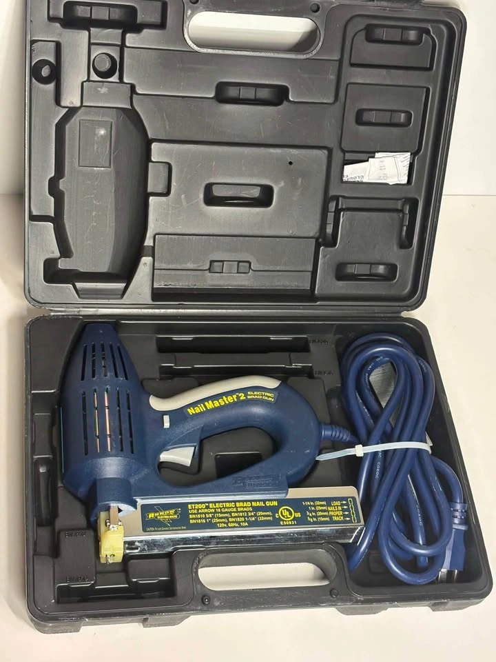 Arrow NailMaster 2 ET200 Electric Brad Nail Gun w/ Case - photo 5