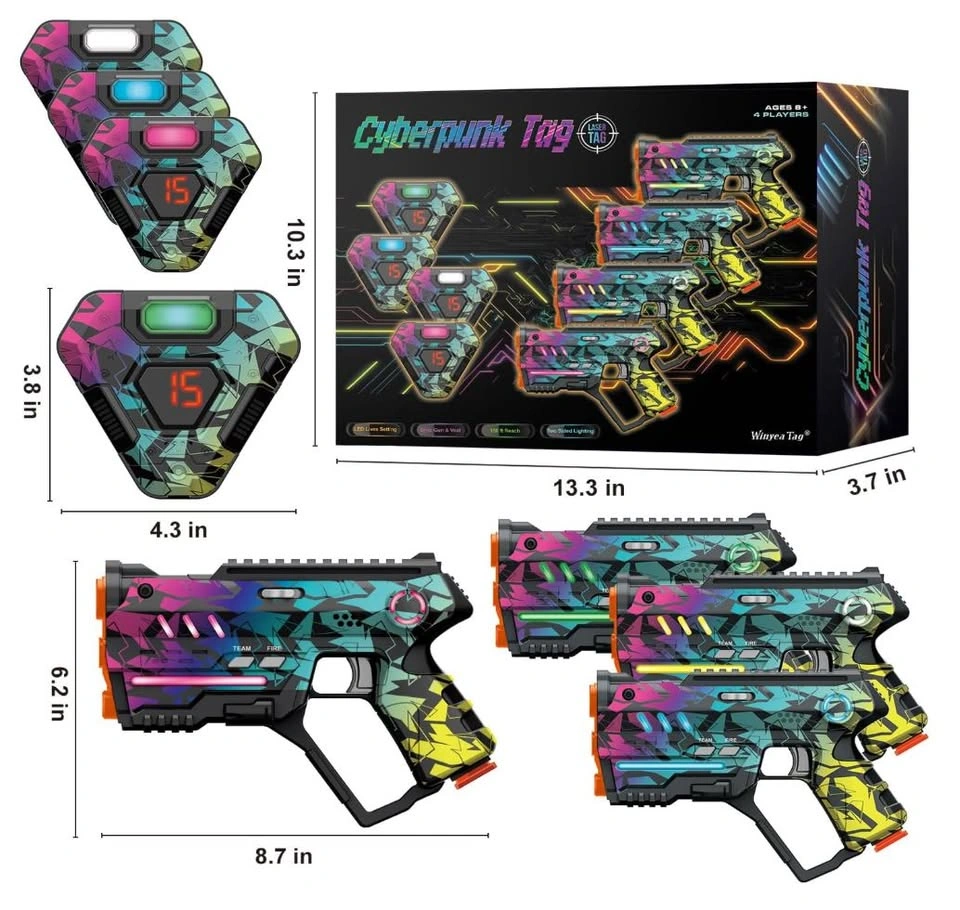 Brand New Laser Tag Set for 4 Kids/Adults - photo 3