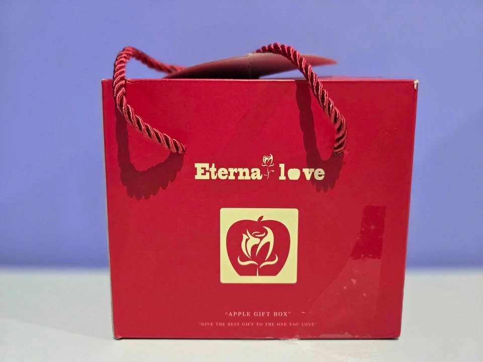 Brand New Preserved Red Rose Heart Box with 925 Sterling Silver - photo 2