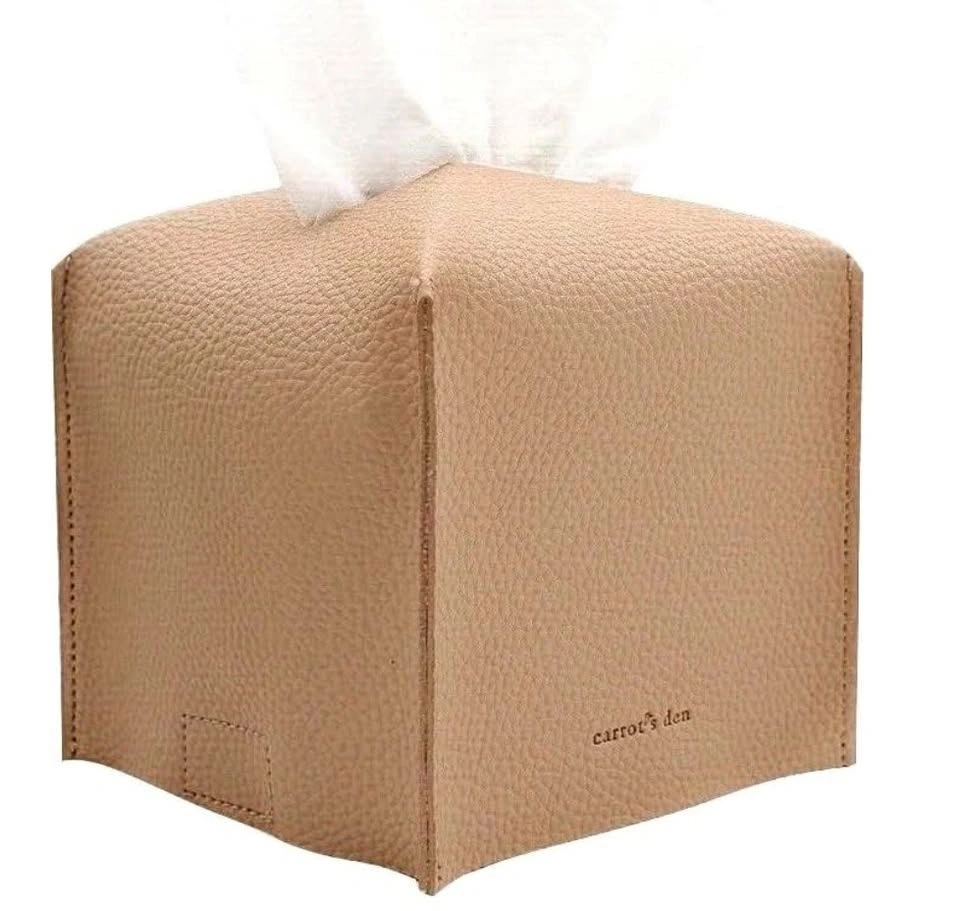 Brand New Tissue Box Cover Holder - Square PU Leather