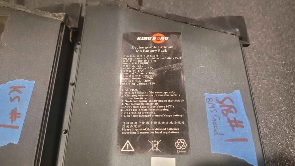 Kingsong S18 Euc Battery BMS and Casing - photo 2