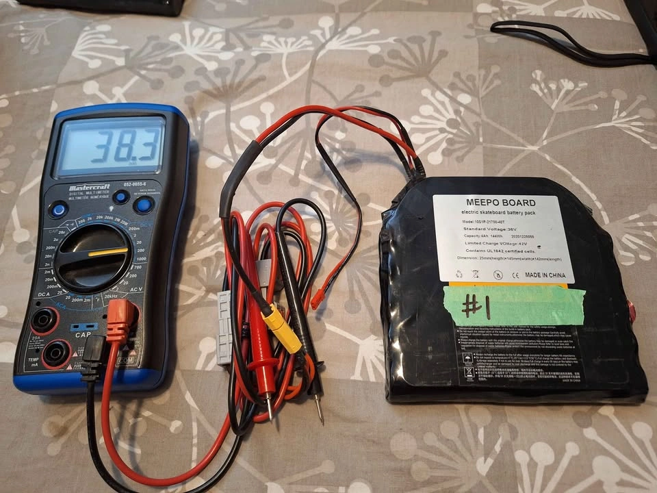 Meepo 36v AWD Pro Esk8 Electric Skateboard Battery Pack - photo 4