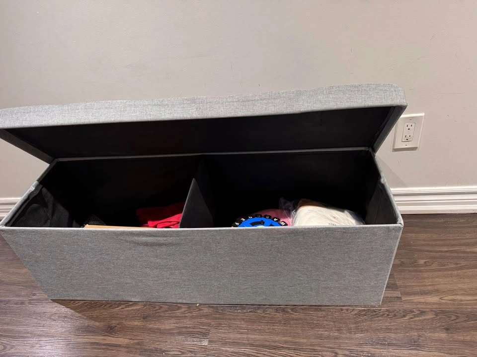 Foldable Storage Bench - photo 2