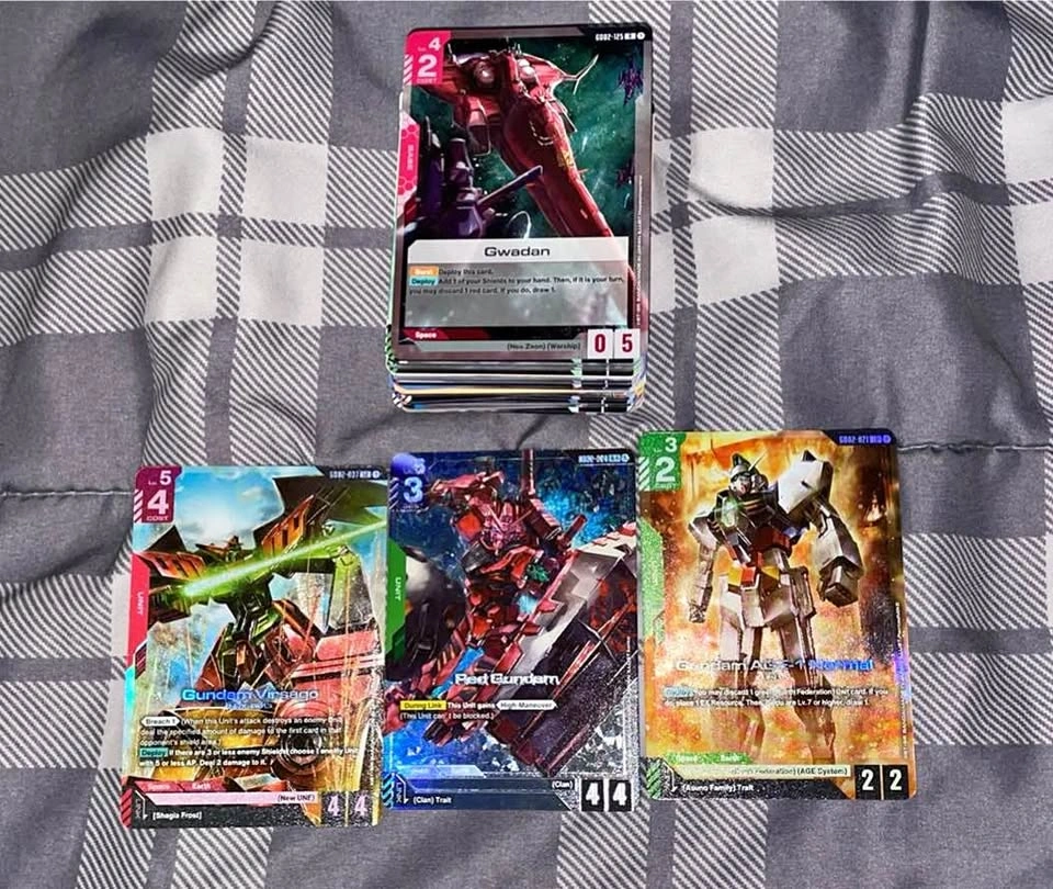 Gundam TCG GD02 Dual Impact Mini Lot (R+, LRs)