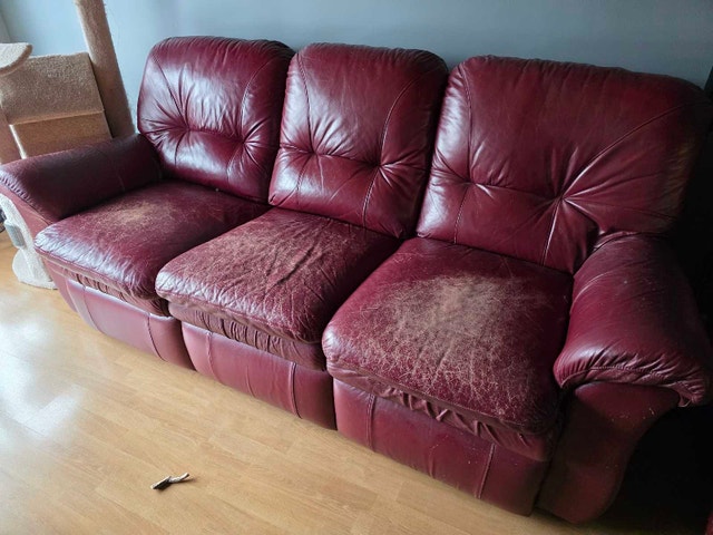 Genuine Leather Couch & Loveseat - photo 2