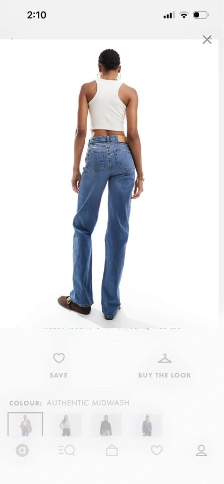 Comfort Stretch Straight Leg Jeans for Tall (W26/L38) - photo 2