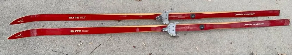 Vintage Norwegian Wood Cross-Country Skis - Elite XLT