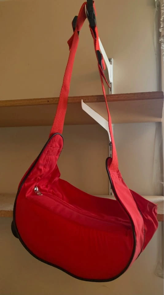 Red Rear Gear Bag vintage 80s Fanny pack and hydration pack. - photo 3