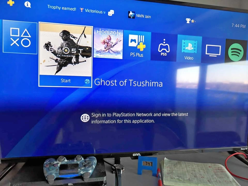 PS4 1TB Console with 2 DualShock Controllers & Charger