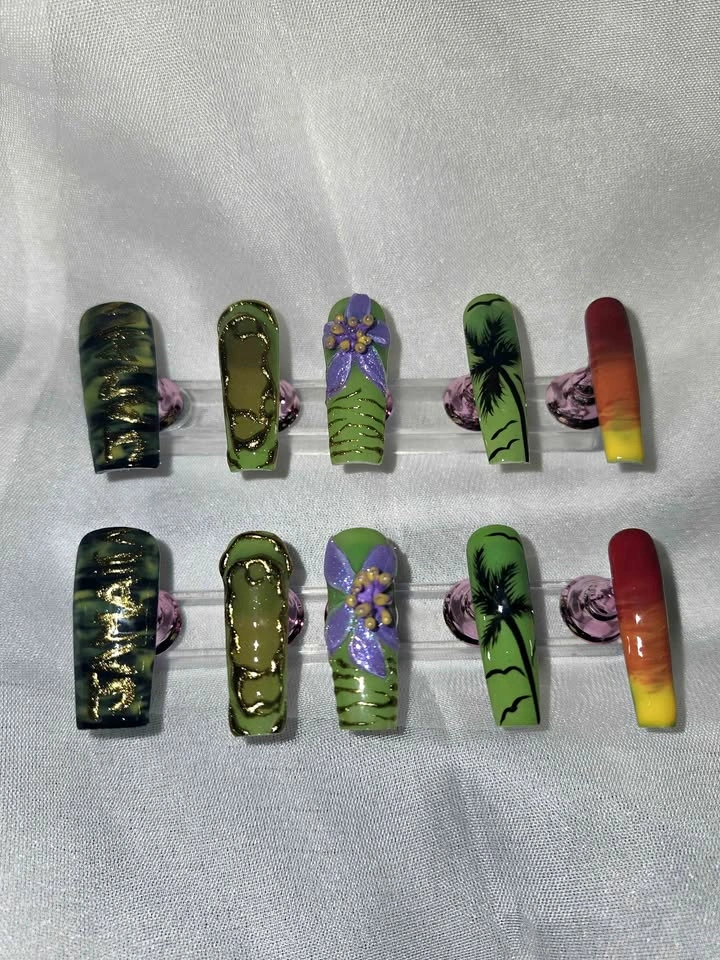 Caribana FIFA Ready Press On Nails (Jamaica)