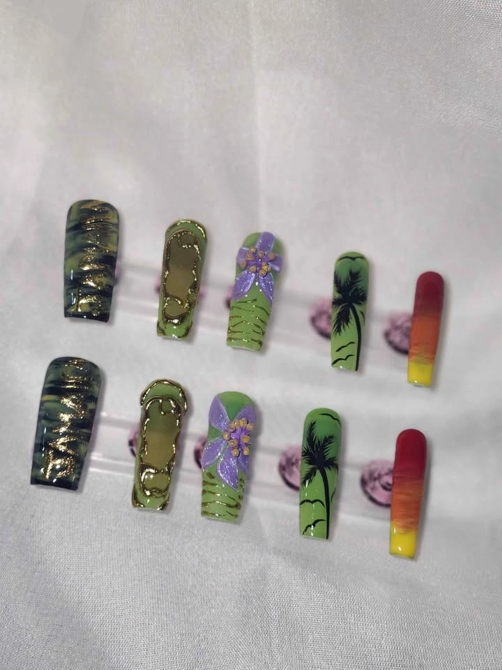 Caribana FIFA Ready Press On Nails (Jamaica) - photo 2