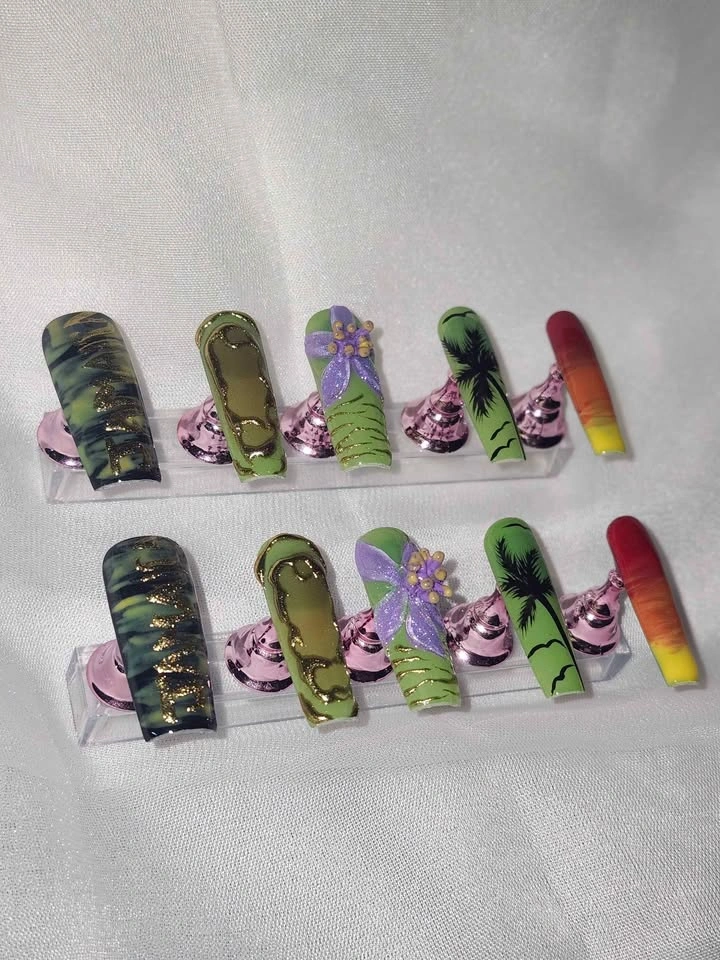 Caribana FIFA Ready Press On Nails (Jamaica) - photo 3