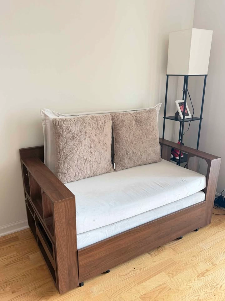 3-in-1 Convertible Sleeper Sofa Bed - photo 2