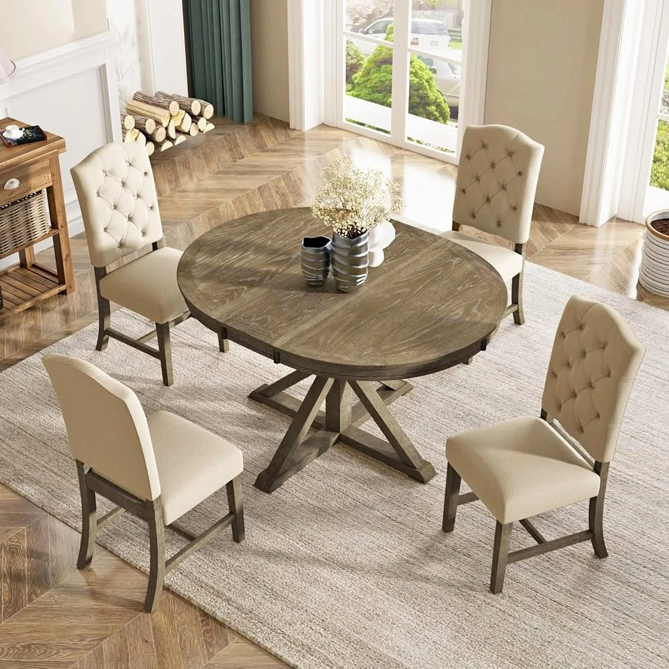 4-Seater Dining Table with Chairs