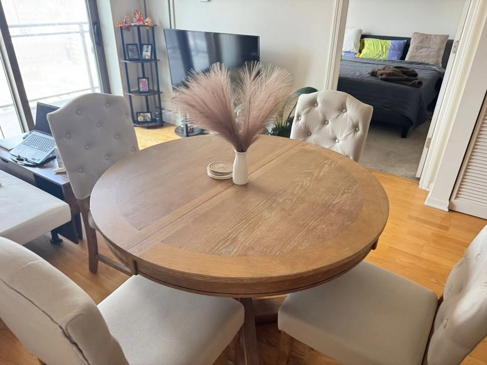 4-Seater Dining Table with Chairs - photo 2