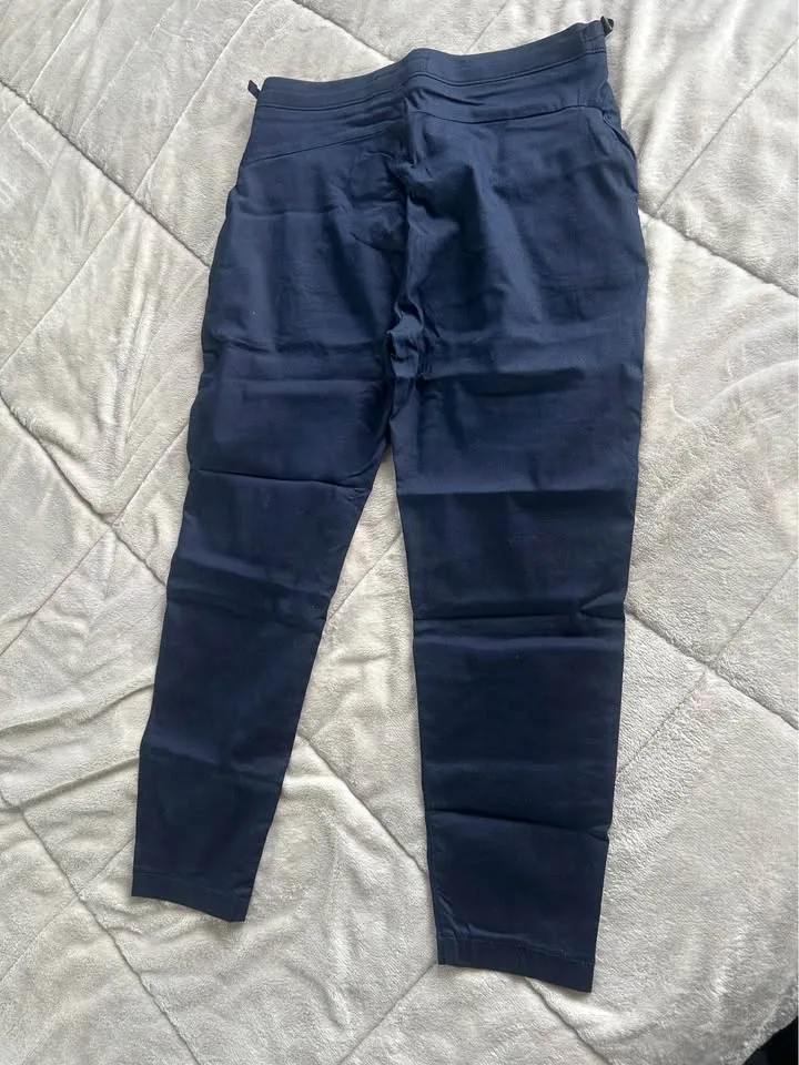 Zara Dark Blue Pants w/ FUTURE Print Size L - photo 2