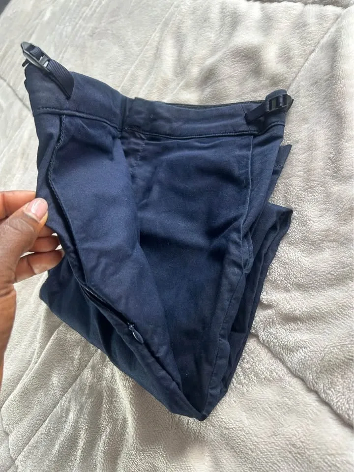 Zara Dark Blue Pants w/ FUTURE Print Size L - photo 4